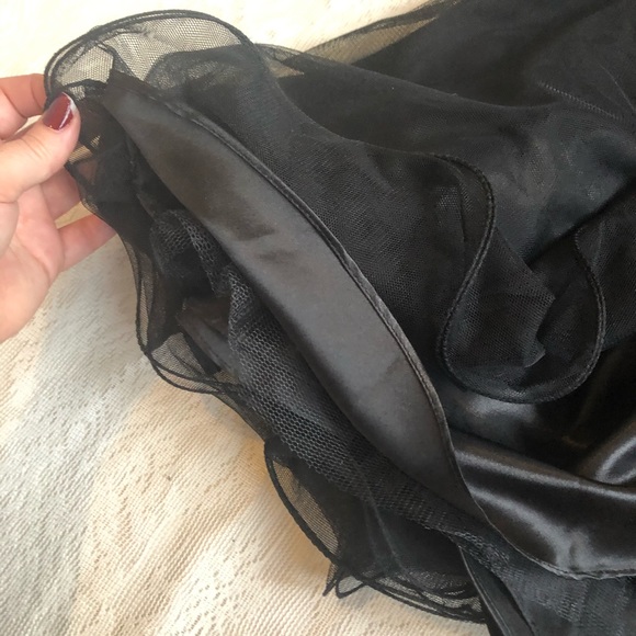 Blondie Nites mesh beaded bodice mini prom… - Picture 6 of 8